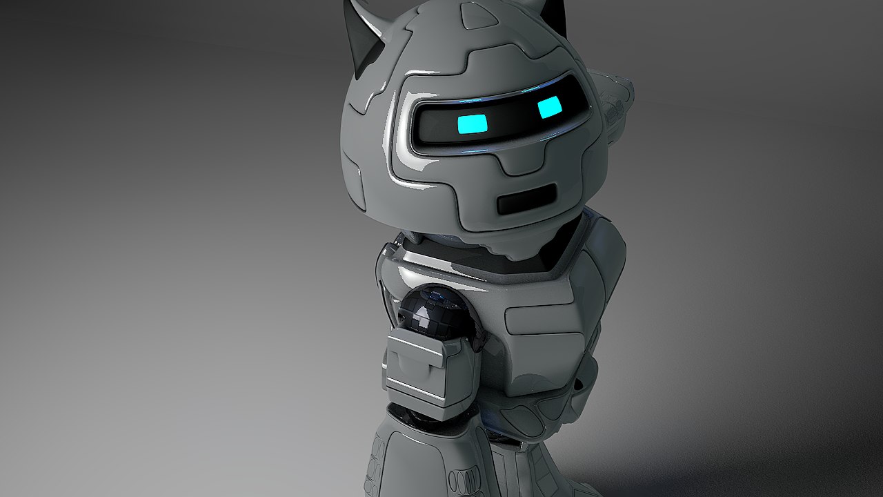 3dsmax Robot Droid Cyborg